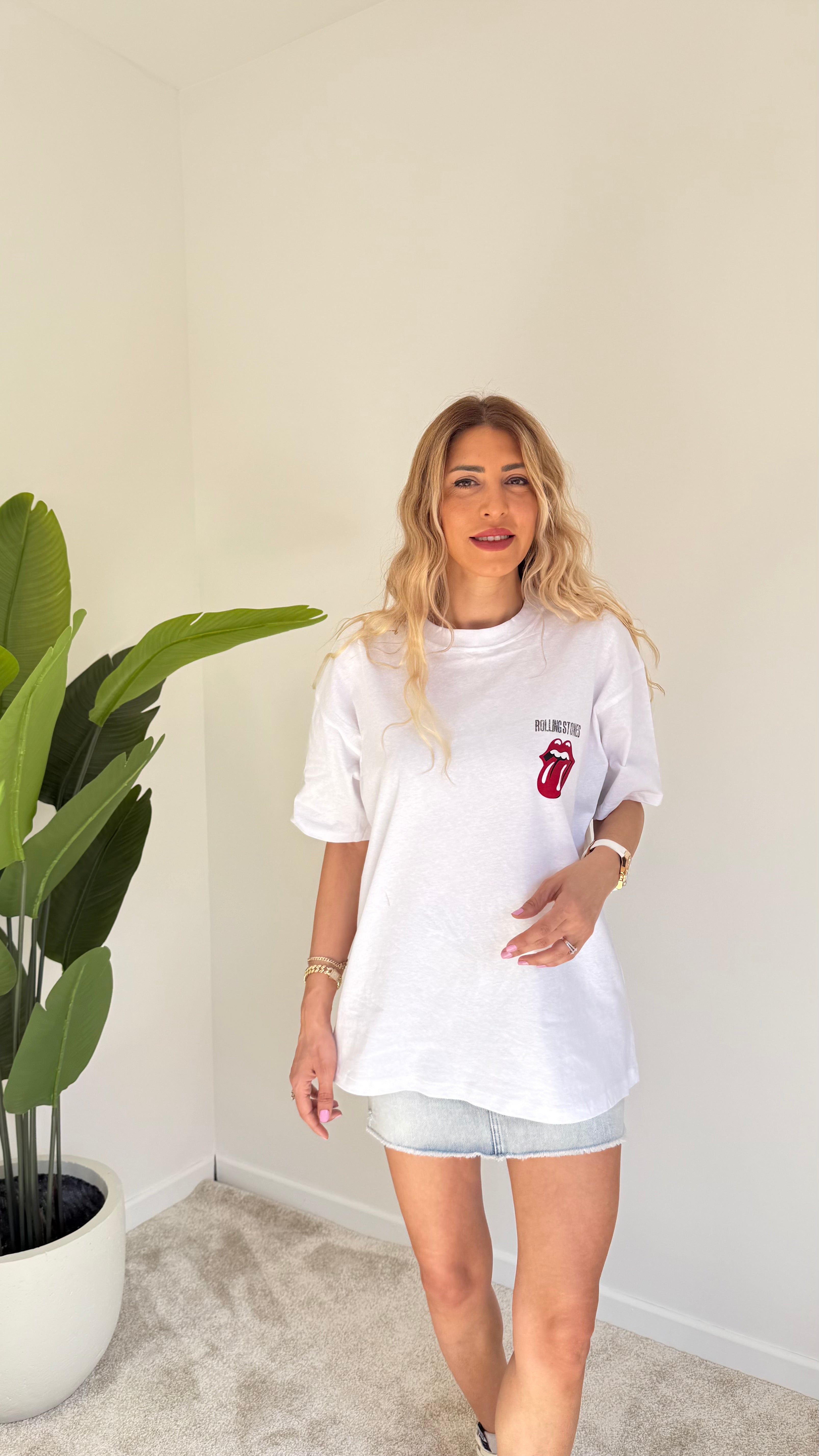 Rolling Stones Dilli Tişört Mini Basic