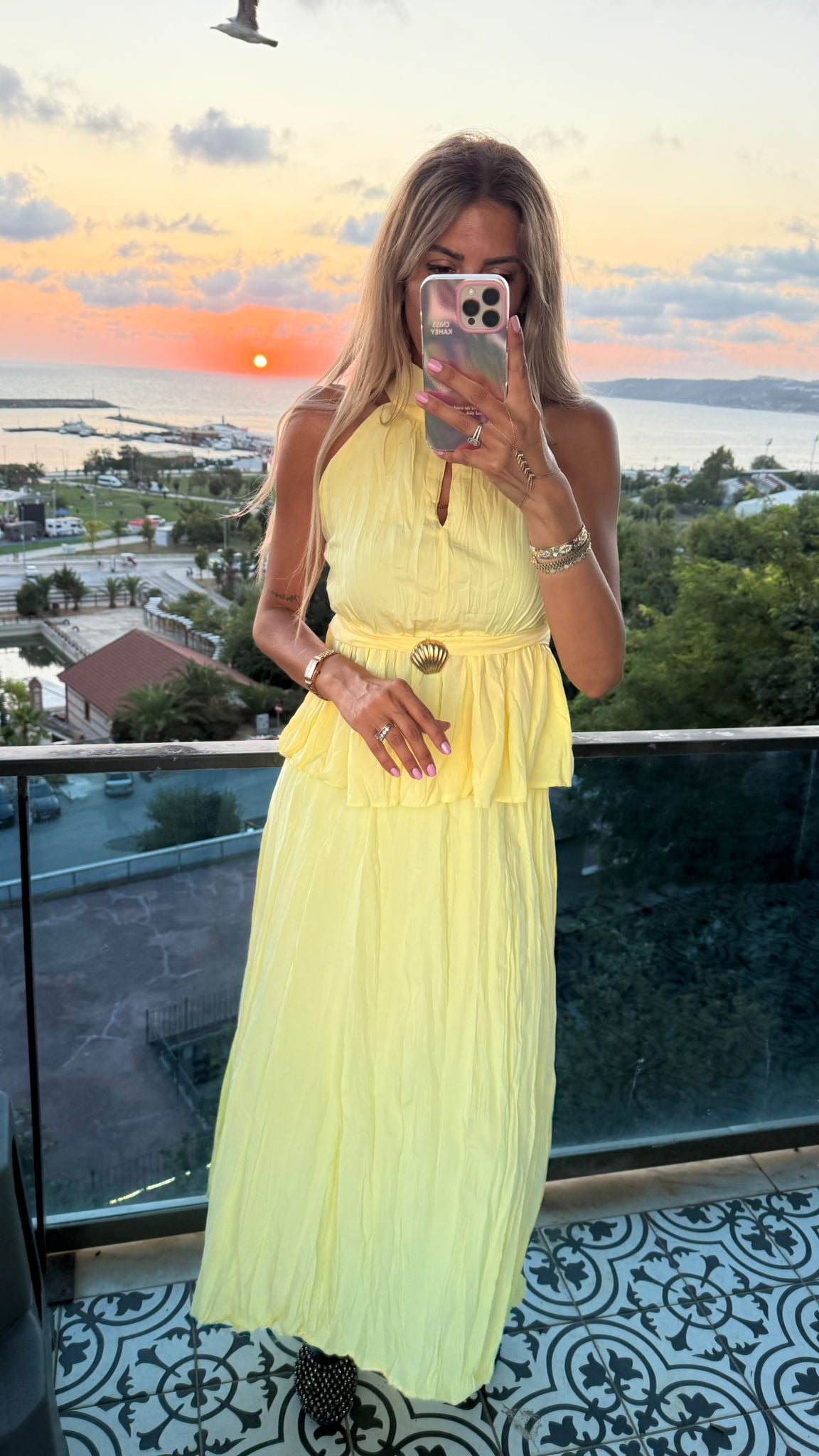 Miss Deniz Kabuğu Takım Sarı