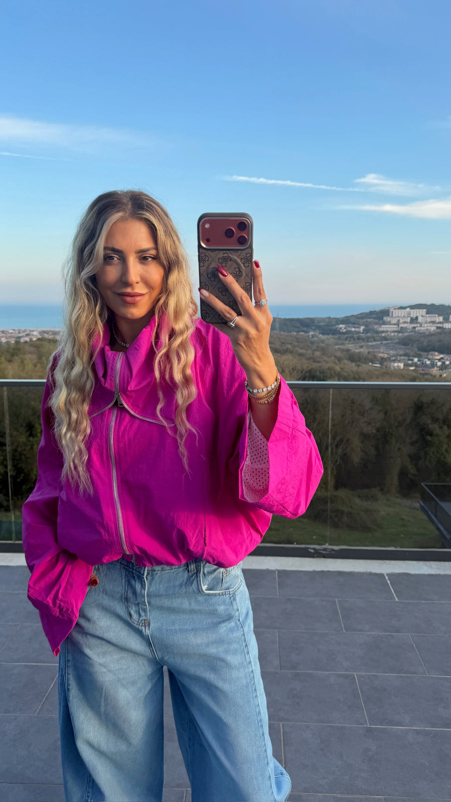 Zr Barbie Girl Fuşya Ceket