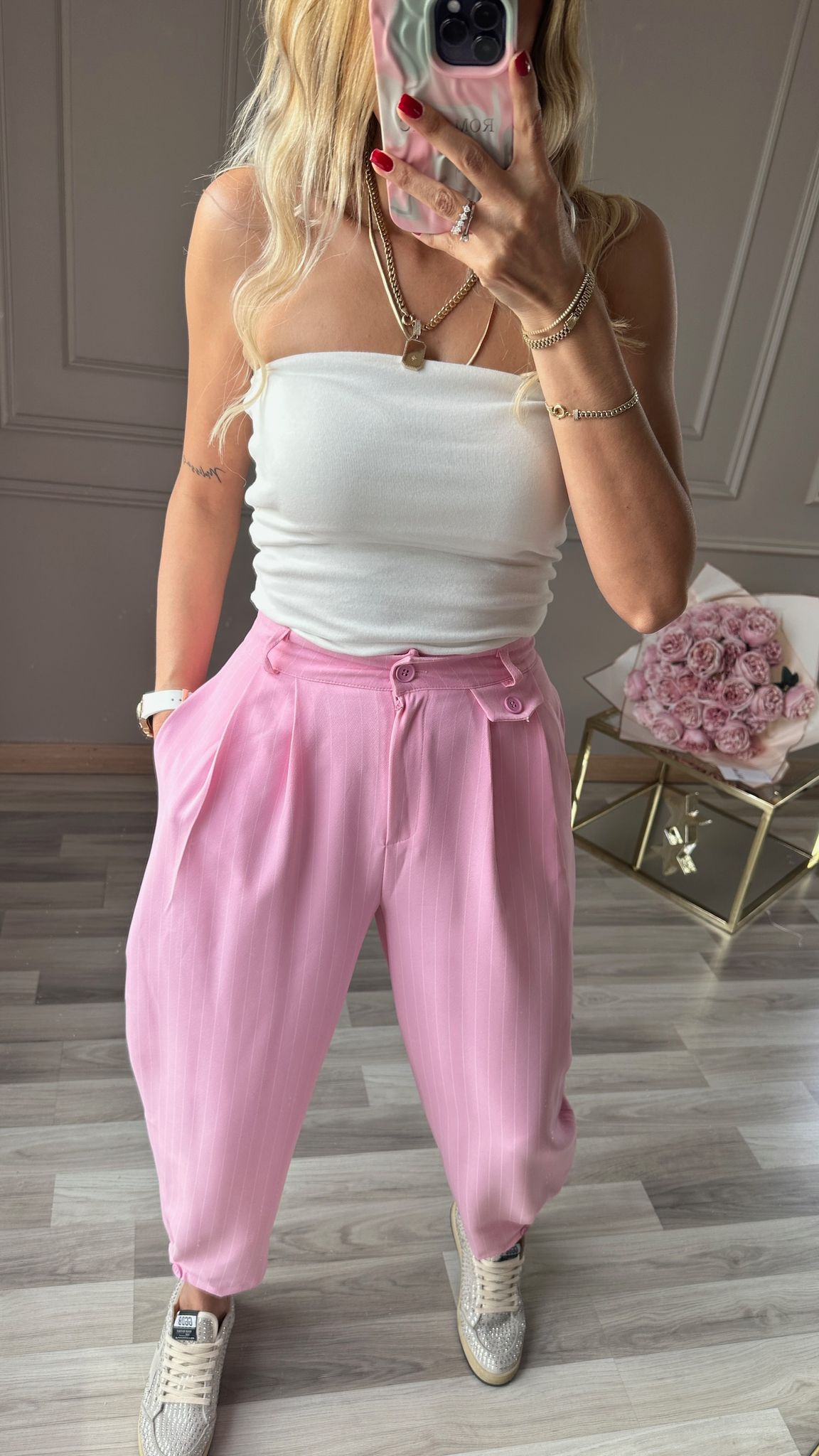 Pembe Havuç Pantolon